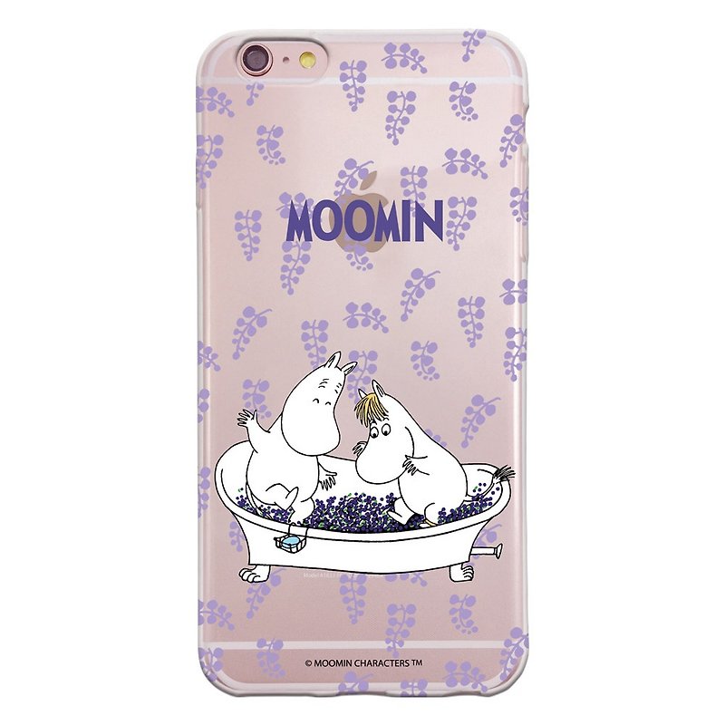 Moomin正版授权-噜噜米果香浴缸 透明防撞空压手机 - 手机壳/手机套 - 硅胶 透明