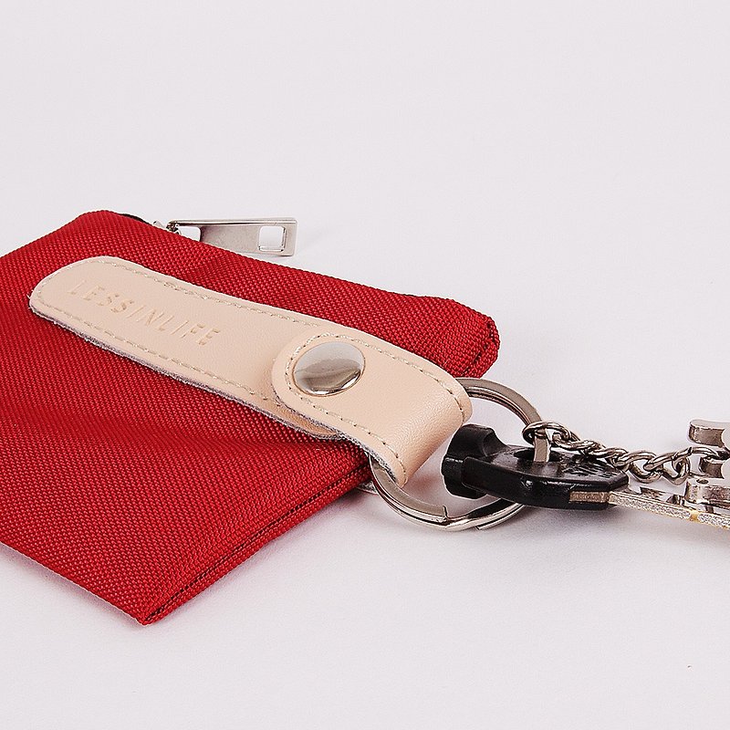 简法_星际红 3秒携带钥匙 零钱包(送集线器一组) - 零钱包 - 聚酯纤维 红色