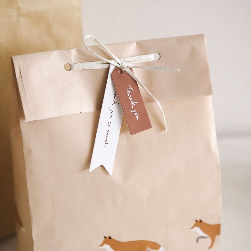 Dailylike-包装纸袋-动物礼物袋组(10入)-05 狐狸,E2D40808 - 包装材料 - 纸 咖啡色