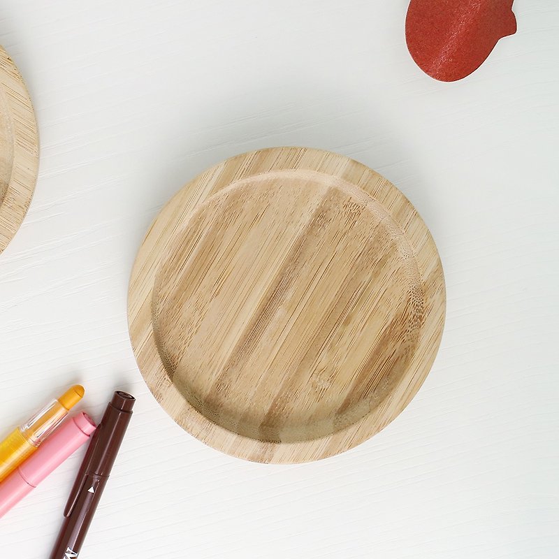 玩创意竹木杯垫 - 收纳用品 - 木头 卡其色