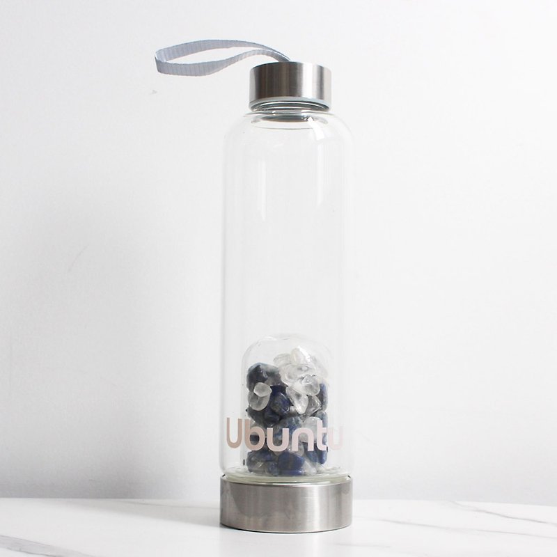 UBUNTU | 水晶水瓶 | 让水回到 最原始的状态 浅粉 - 水壶/水瓶 - 玻璃 粉红色