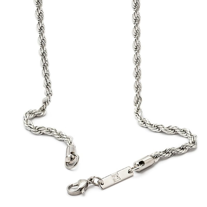 麻花项链 Solo Twisted Necklace - 项链 - 其他金属 
