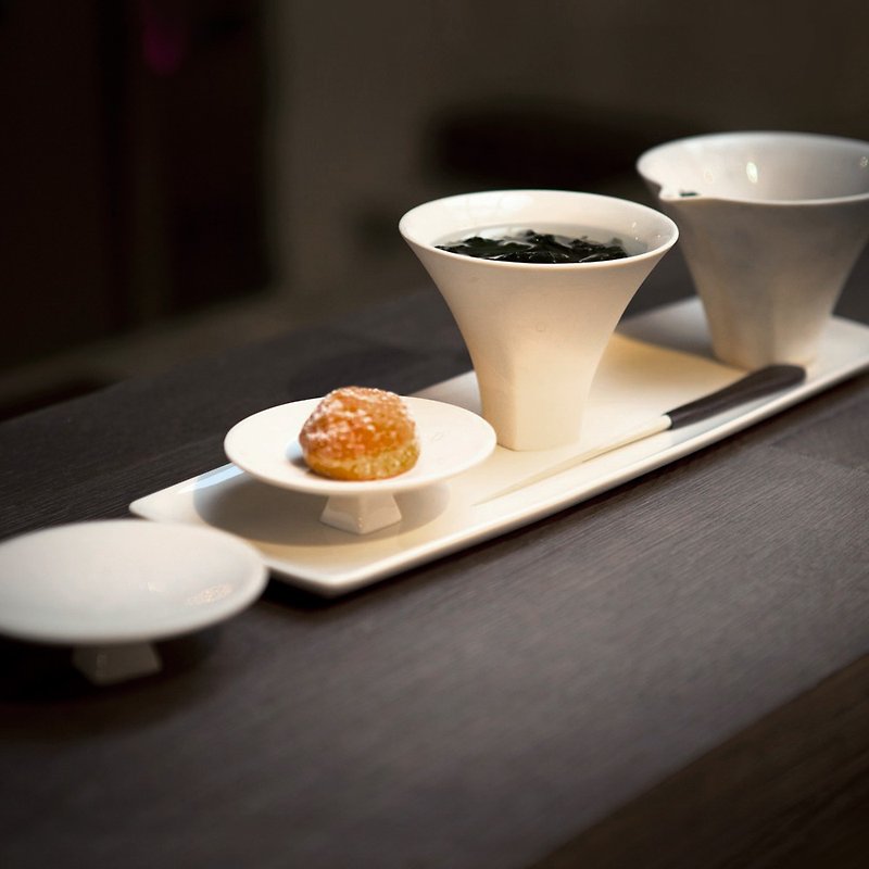 【3,co】享盖杯组(5件式) - 茶具/茶杯 - 瓷 白色