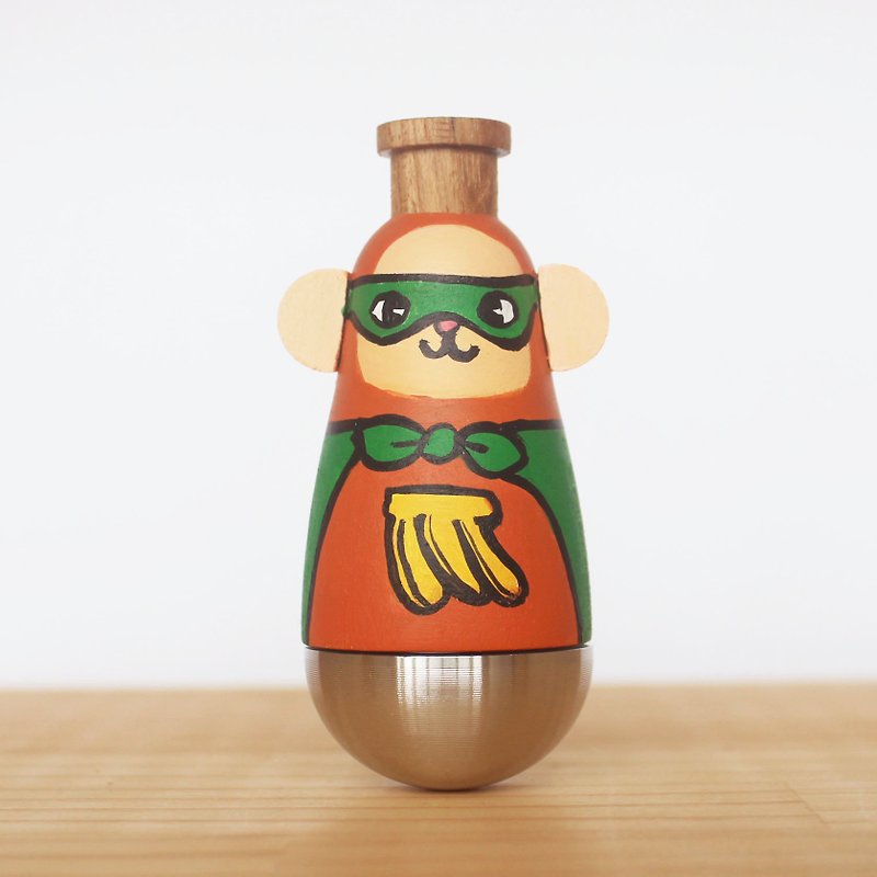 闻森笛 – 香蕉猴子超人 卡祖笛 KAZOO 公仔 - 吉他/乐器 - 木头 绿色