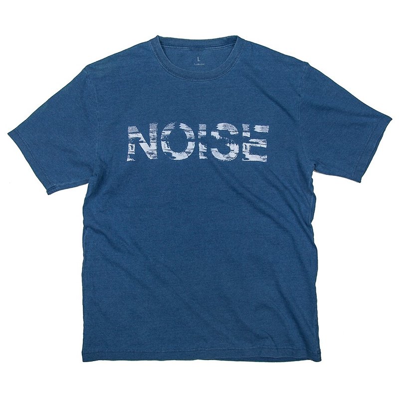 音楽 NOISE 音のノイズ インディゴ Tシャツ　ユニセックスS〜XLサイズ　Tcollector - 女装 T 恤 - 棉．麻 蓝色
