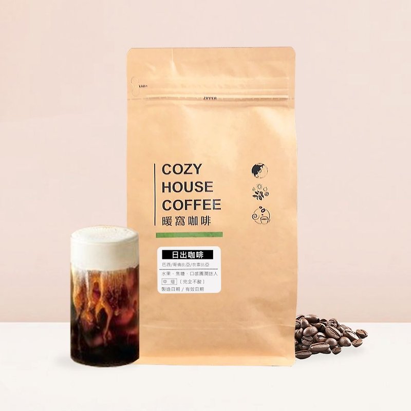 【暖窝咖啡】中焙 日出咖啡 配方咖啡豆 半磅 一磅 227g 454g - 咖啡 - 其他材质 咖啡色