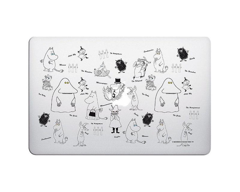 Moomin噜噜米正版授权-【描绘moomin】(透明)-MacbookPro/Air13寸 - 平板/电脑保护壳 - 塑料 透明