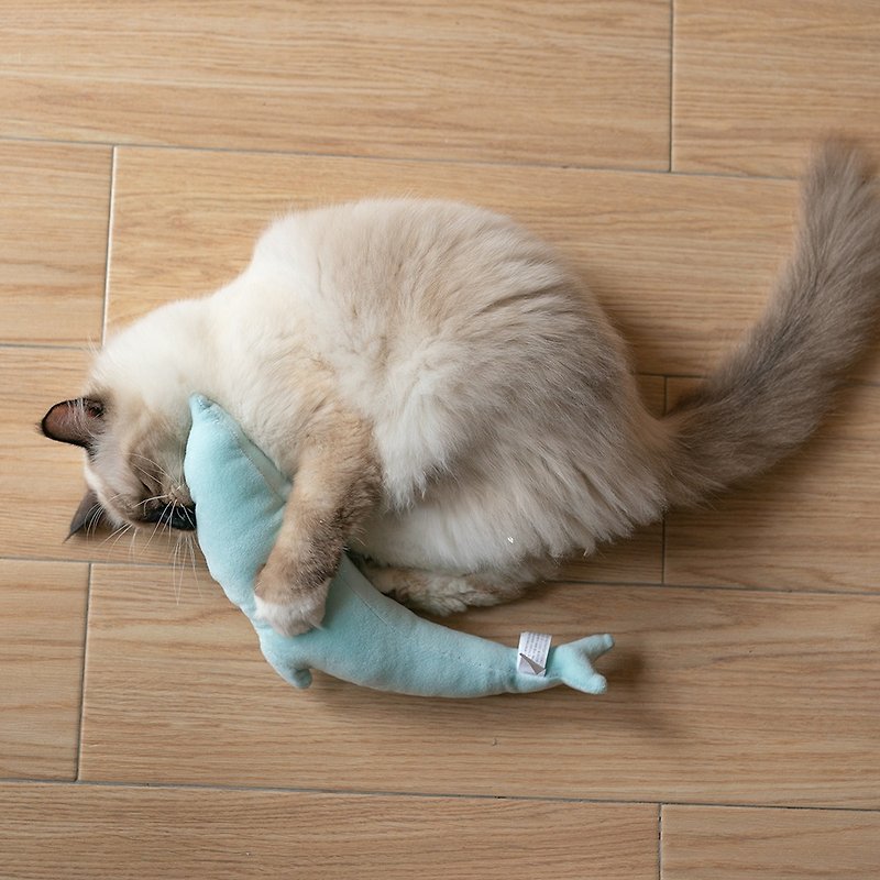 pidan猫薄荷海豚玩具 绿色 - 玩具 - 棉．麻 绿色