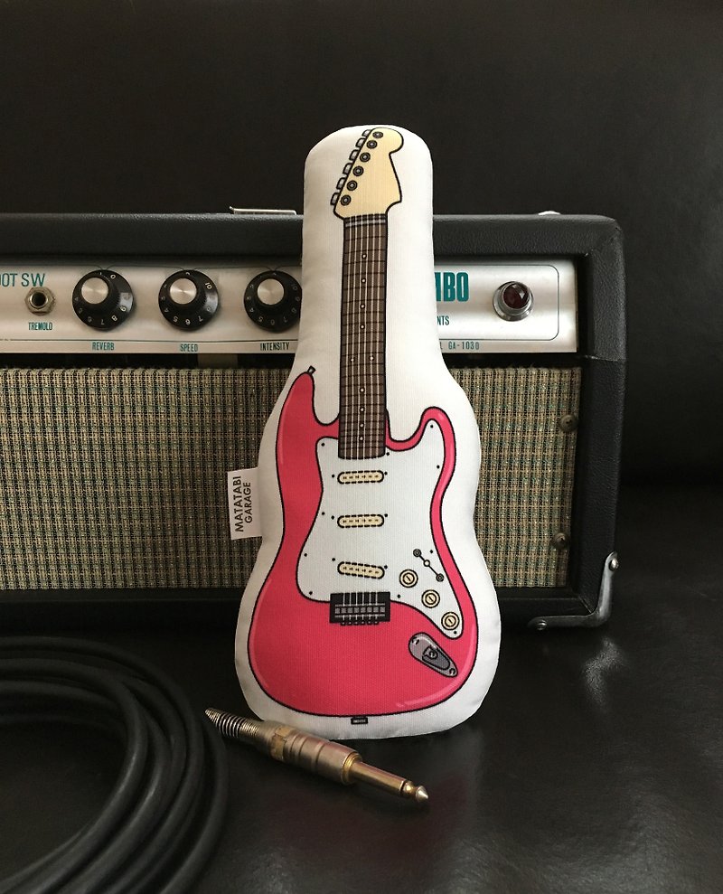 またたびロックンロール　ギター　ピンク - 玩具 - 棉．麻 粉红色