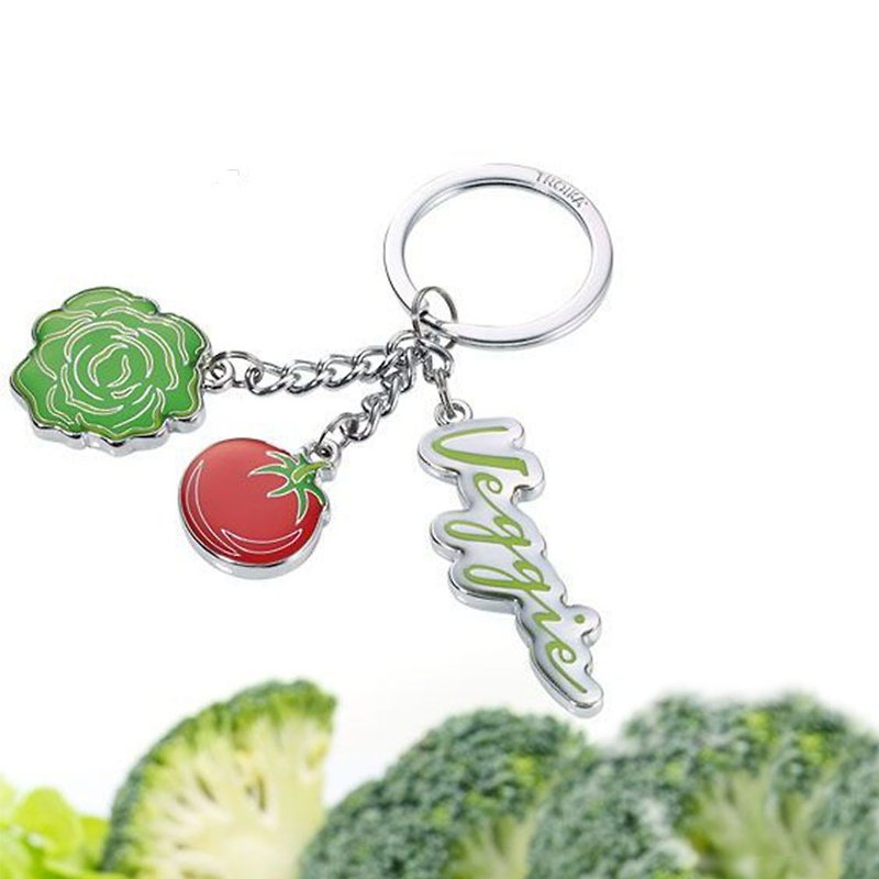 【情人节礼物】美颜蔬果钥匙圈 - 钥匙链/钥匙包 - 其他金属 多色