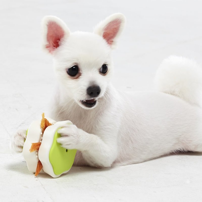 抗菌98.7% 狗宝贝食物夹夹乐(柠檬绿) - 玩具 - 塑料 绿色