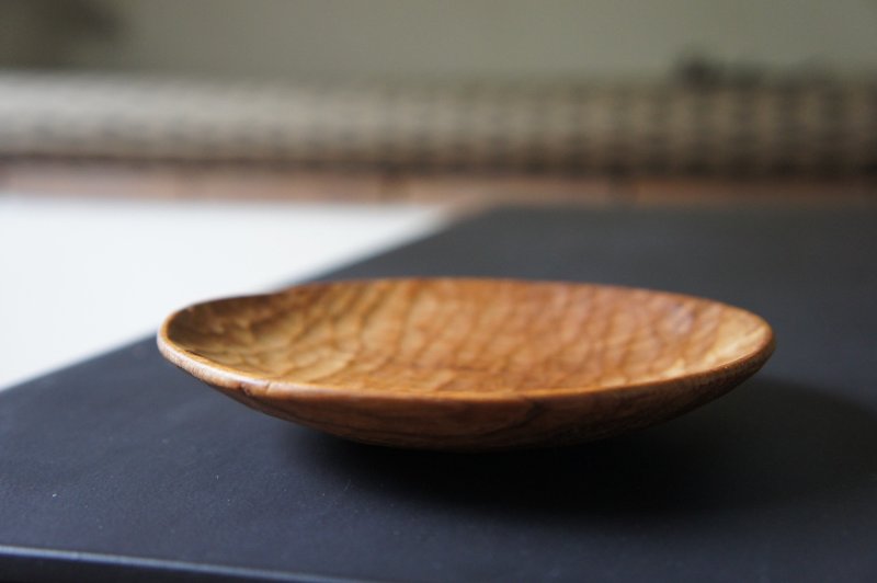 缅甸柚木小圆盘 - 浅碟/小碟子 - 木头 咖啡色