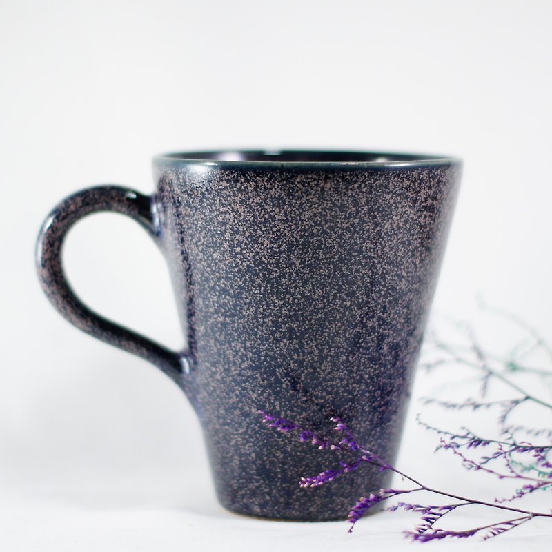 (展示品)星空蓝马克杯,咖啡杯,茶杯,水杯-容量约240ml - 咖啡杯/马克杯 - 陶 蓝色