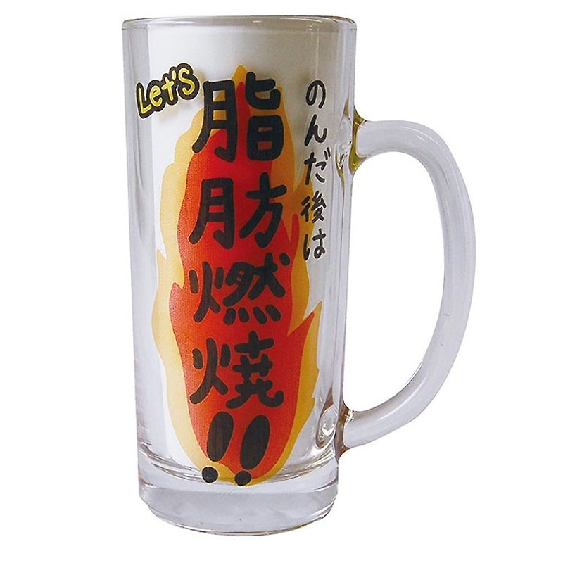 日本 sunart 玻璃马克杯 - 脂肪燃烧 - 咖啡杯/马克杯 - 玻璃 