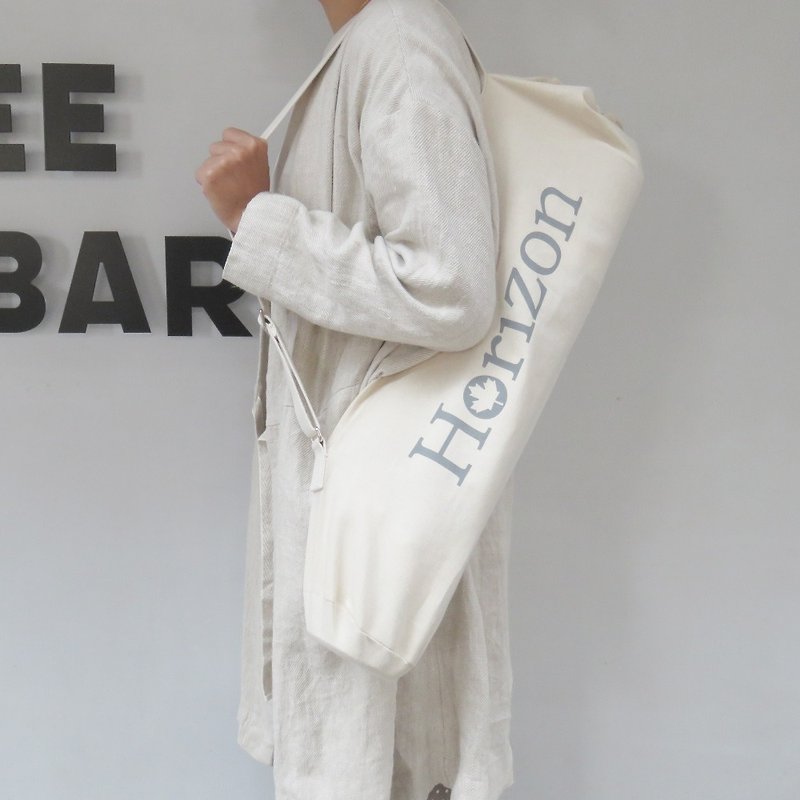 MIT纯棉瑜珈垫束口背袋 | 台湾制造 | 瑜珈收纳袋、防尘袋 - 瑜珈垫 - 棉．麻 