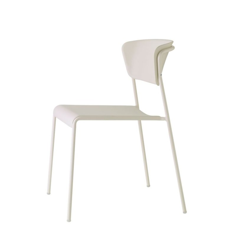 象牙白 Lisa Technopolymer 高科技塑料  单椅 - 椅子/沙发 - 塑料 白色