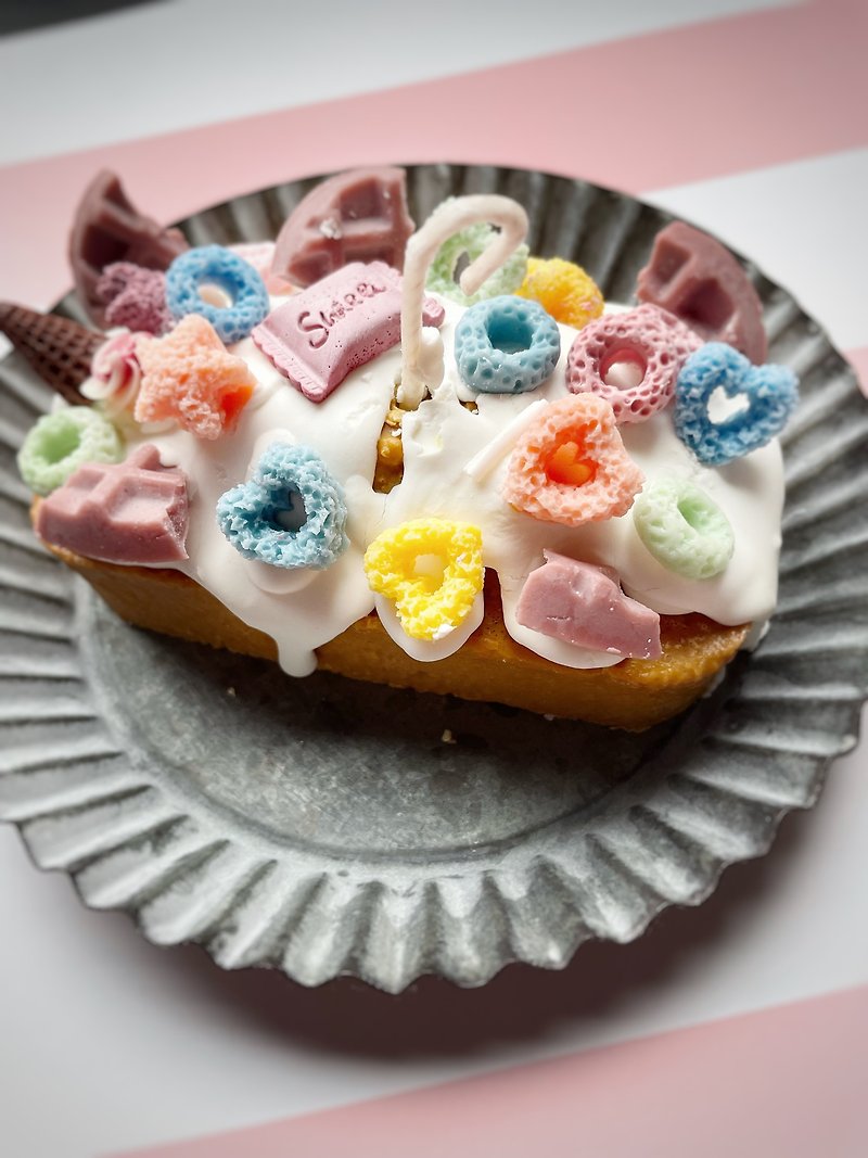 甜滋滋脆片磅蛋糕 - 香薰/精油/线香 - 蜡 粉红色