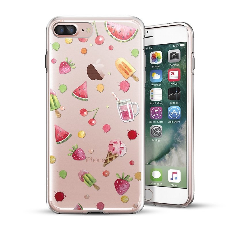 AppleWork iPhone 6/7/8 Plus 原创设计保护壳 - 冰淇淋 CHIP-067 - 手机壳/手机套 - 塑料 多色