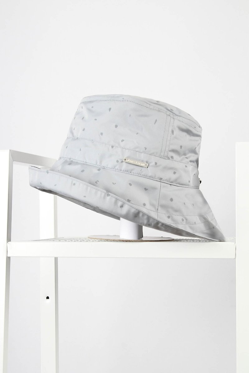 反光收纳渔夫帽 - 帽子 - 聚酯纤维 白色