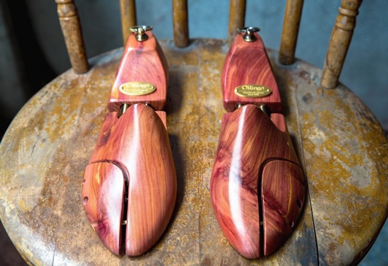 金属拉环雪松木鞋撑 - 其他 - 木头 咖啡色