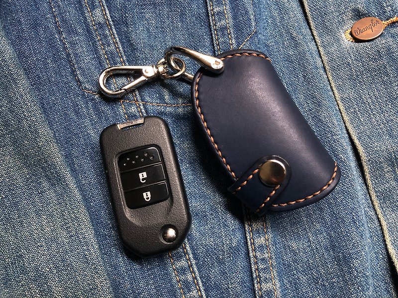 Honda本田钥匙皮套 植鞣革 - 钥匙链/钥匙包 - 真皮 