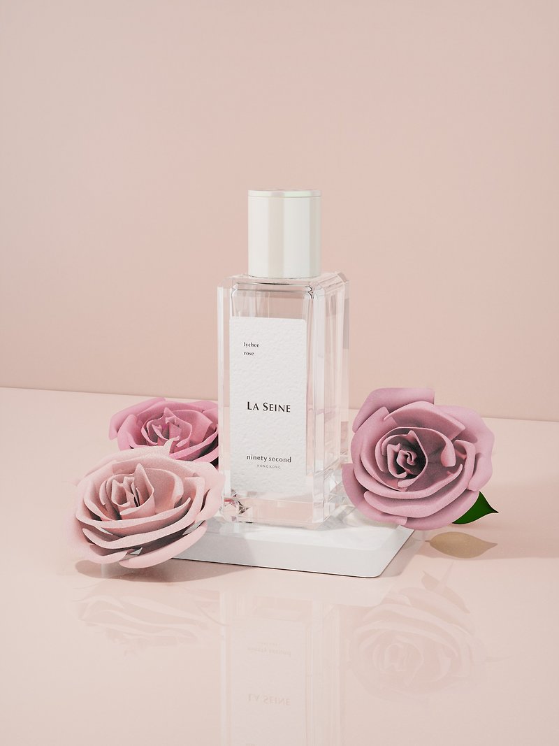 【可镌刻】La Seine 塞纳河畔 | 荔枝与玫瑰香水 - 香水/香膏 - 其他材质 白色