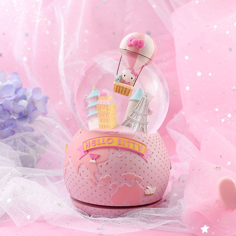 Hello Kitty 环游世界 水晶球音乐铃 - 摆饰 - 其他材质 