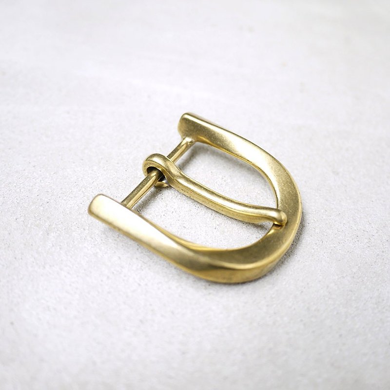 日本制 黄铜马蹄型皮带头 背带扣 33mm  2 个 - 腰带/皮带 - 其他金属 