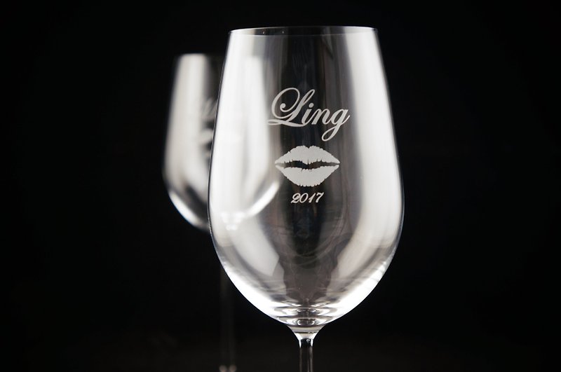 结婚 周年情人节 生日礼物| Lucaris 水晶红酒杯香槟杯 - 订制画像 - 玻璃 