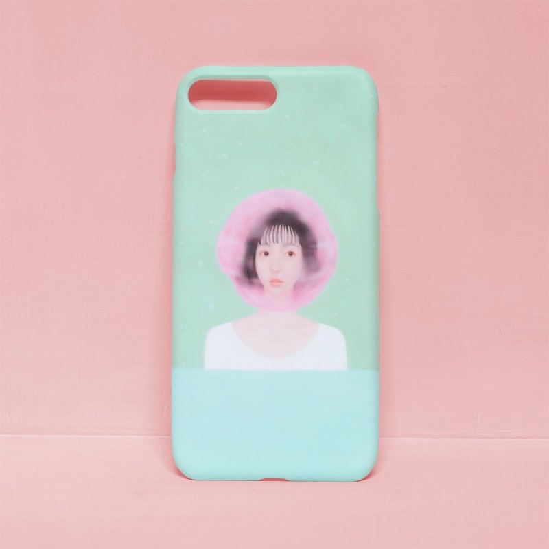 女孩沙瓦/艺术时尚手机壳 /iphone11 7 8 plus x xr xs pro max - 手机壳/手机套 - 硅胶 绿色