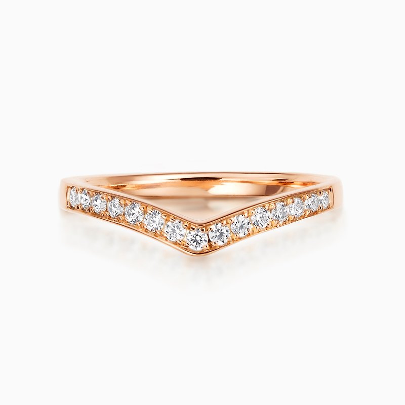 K金戒指 微幸福 沈稳奢华的质感品味 婚戒 - 戒指 - 贵金属 多色