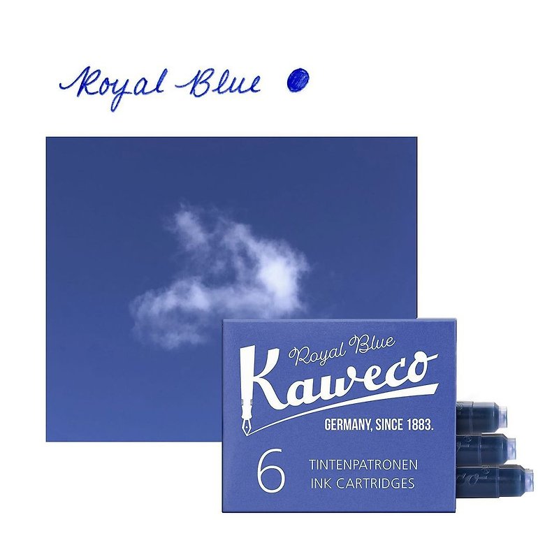 德国 KAWECO 欧规卡水 卡式墨水管 深宝蓝 - 墨水 - 颜料 蓝色