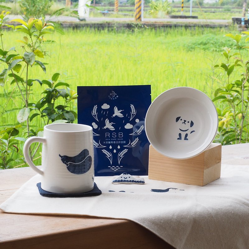 Goody Bag - 限量青花瓷高山形杯碟组福袋-Pinkoi周年庆85折 - 茶具/茶杯 - 瓷 白色