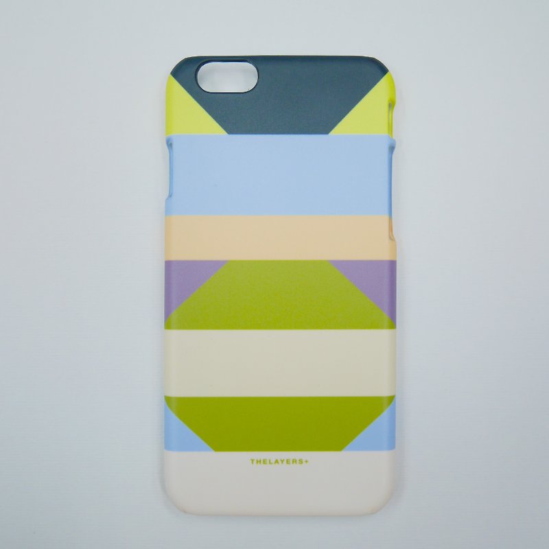 三角方块拼接 Graphic Print APPLE GREEN Phone case 原创手机壳 - 手机壳/手机套 - 塑料 多色