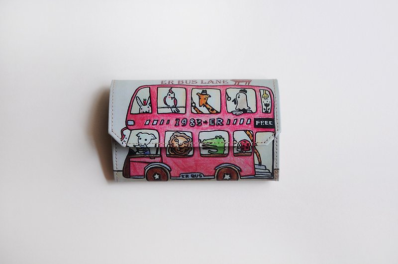小纸包/卡片零钱包 - 动物系列/红色巴士 - 其他 - 纸 红色