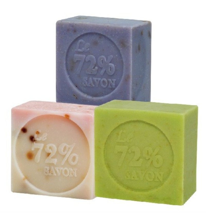 普罗旺斯不思议-72%马赛皂三件组 - 肥皂/手工皂 - 其他材质 紫色