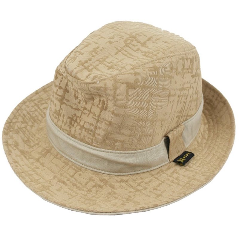 Panama hat for World's fashion tours - 帽子 - 聚酯纤维 金色