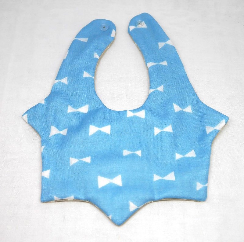 Japanese Handmade 8-layer-gauze Baby Bib - 其他 - 棉．麻 蓝色
