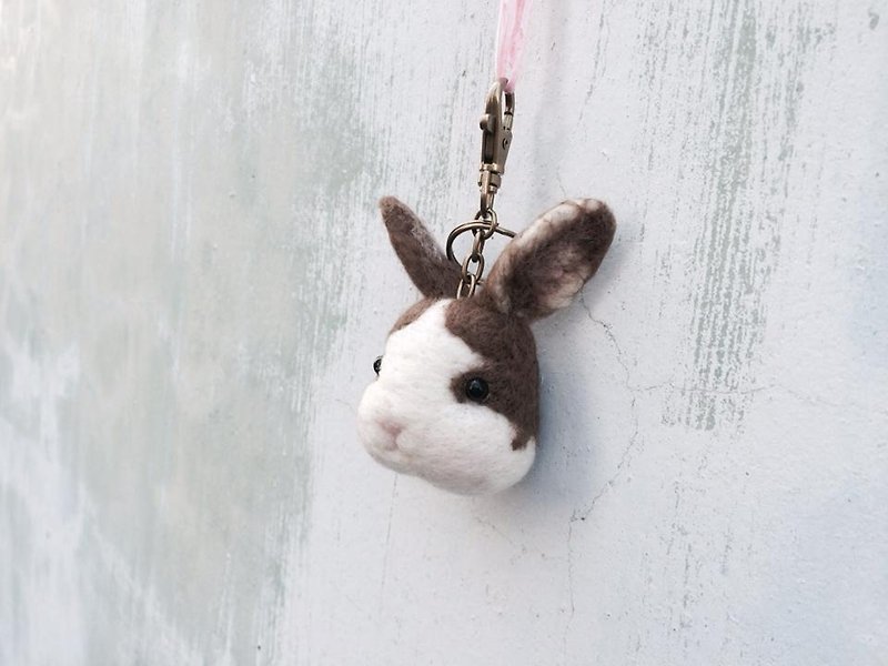 [羊乐多羊毛毡乐园] 棕色兔兔订制区 - 玩偶/公仔 - 羊毛 