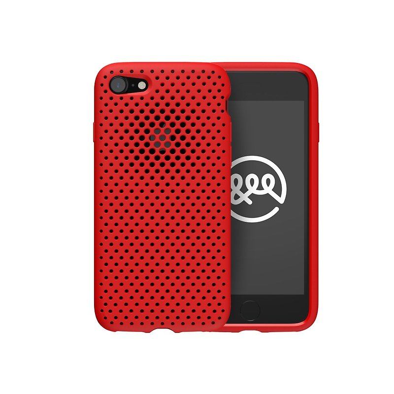 AndMesh iPhone 7/8日本QQ网点软质防撞保护套-红(4571384954600) - 手机壳/手机套 - 其他材质 红色