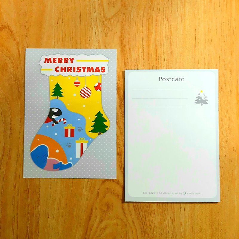 圣诞 (三) / 明信片 - 卡片/明信片 - 纸 多色