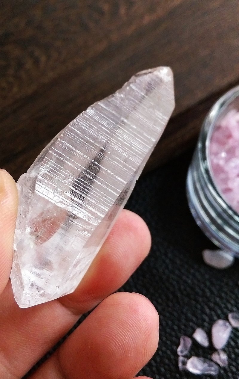 Lemurian Quartz 巴西产地 雷姆利亚水晶 白水晶 天然矿石 原矿 - 摆饰 - 其他材质 