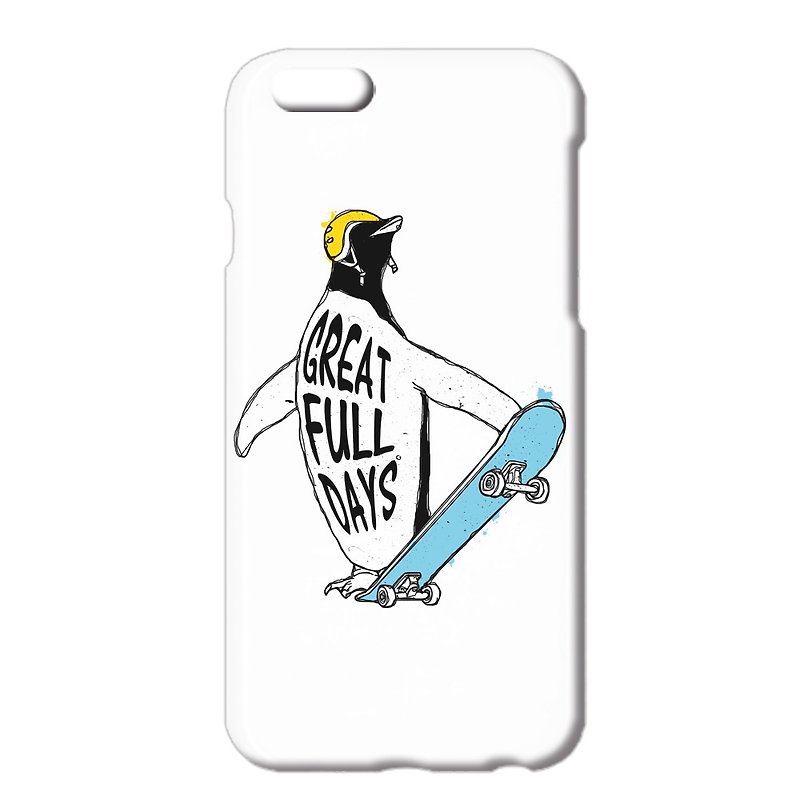 iPhone ケース / SK8 Penguin - 手机壳/手机套 - 塑料 白色