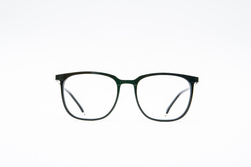 大方框眼镜│加拿大设计师-【黑】-德国OBE脚链 - 眼镜/眼镜框 - 不锈钢 黑色