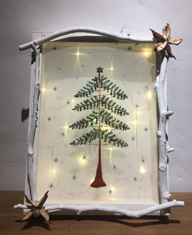 星星圣诞树 - 灯具/灯饰 - 木头 