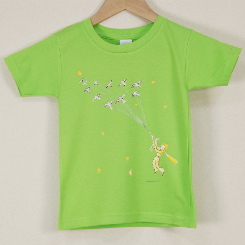 小王子经典版授权 - T恤：【带我去旅行】成人短袖 T-shirt,AA11 - 女装上衣 - 棉．麻 黄色