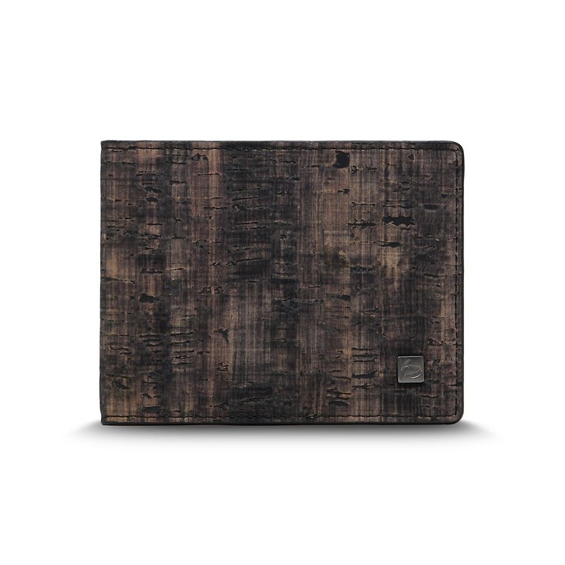 CORCO 经典软木短夹 - 复古黑 - 皮夹/钱包 - 防水材质 