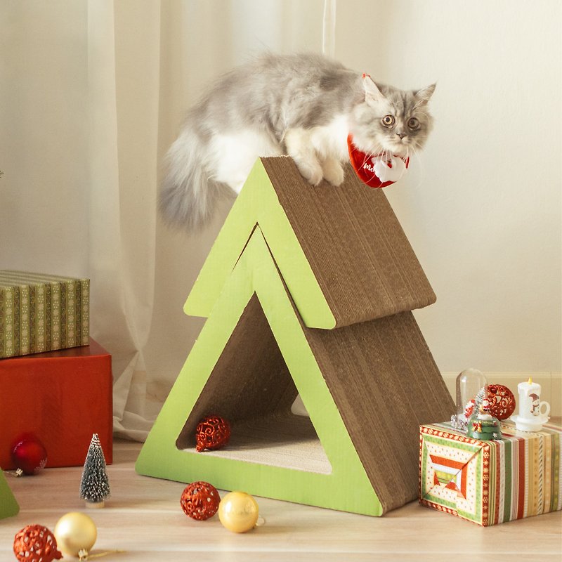PINE 猫抓板 - 玩具 - 纸 绿色