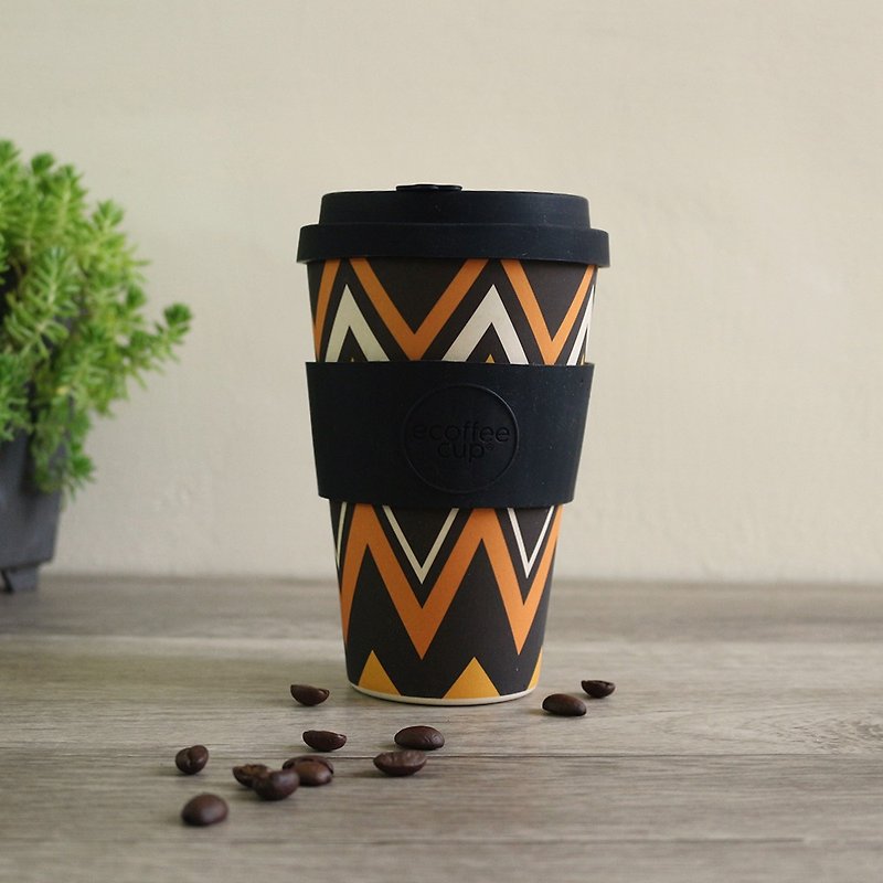 Ecoffee Cup | 14oz环保随行杯-深邃款 - 咖啡杯/马克杯 - 其他材质 橘色