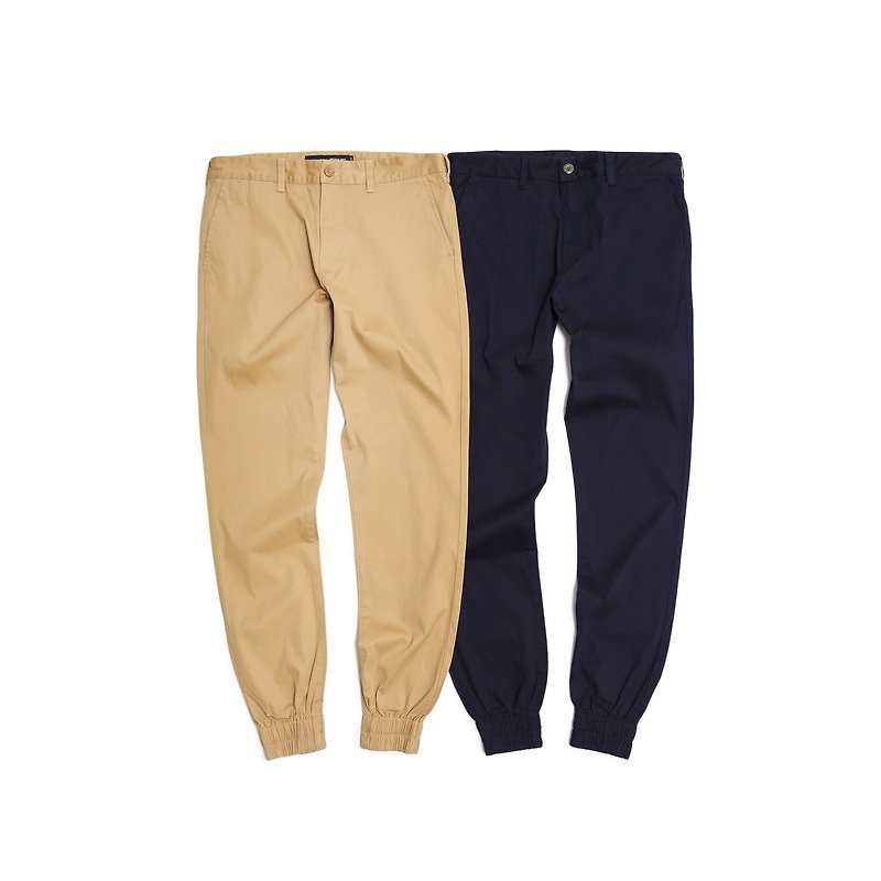 Filter017 Basic Jogger Pants  弹性素面束口裤 - 男士长裤 - 棉．麻 